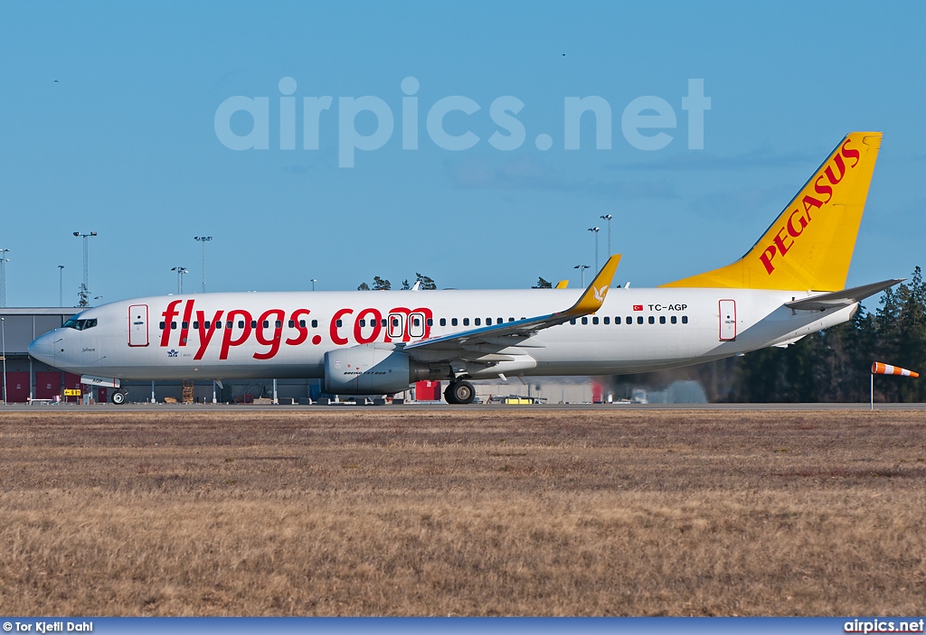 TC-AGP, Boeing 737-800, Pegasus Airlines