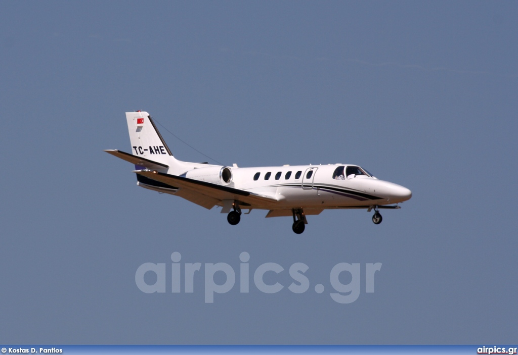 TC-AHE, Cessna 550 Citation II, Private