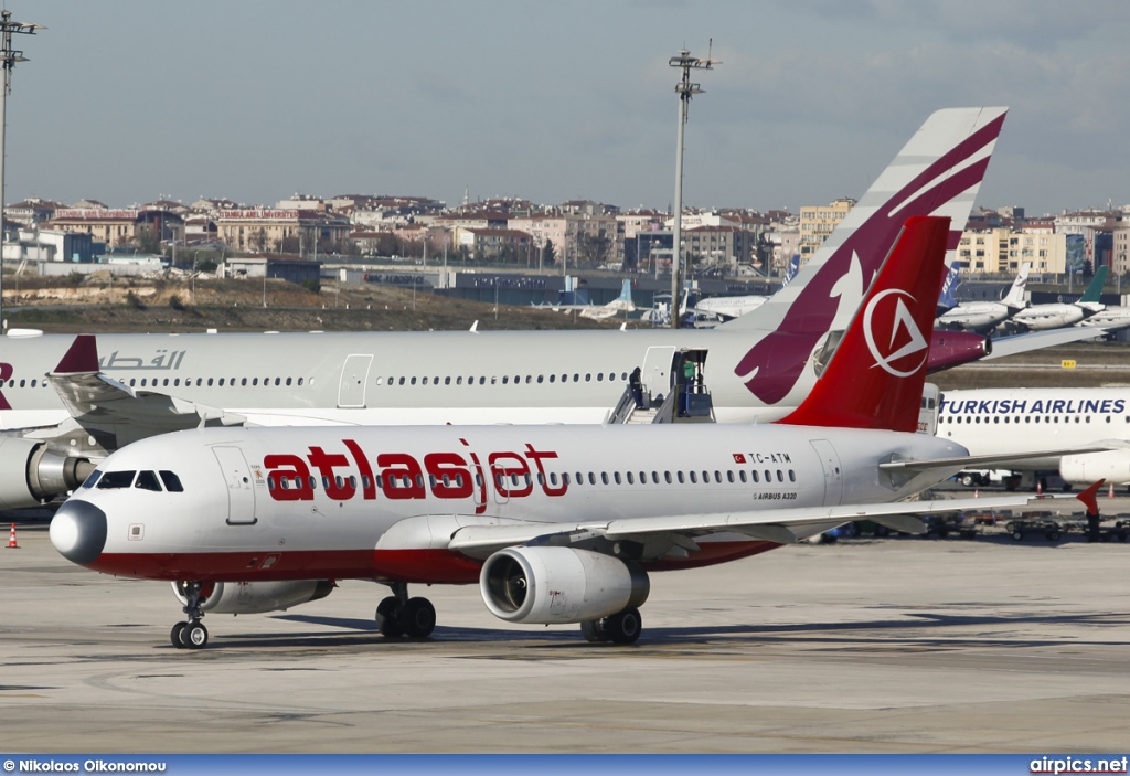 TC-ATM, Airbus A320-200, Atlasjet