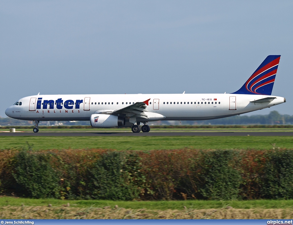TC-IEG, Airbus A321-200, Inter Airlines