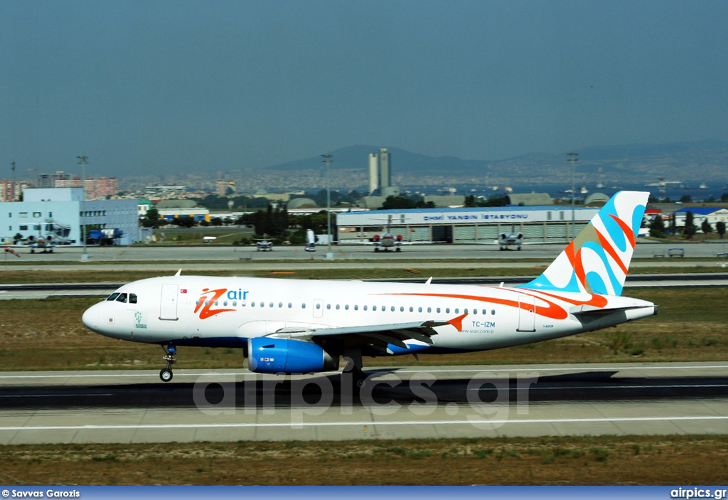 TC-IZM, Airbus A319-100, IZair