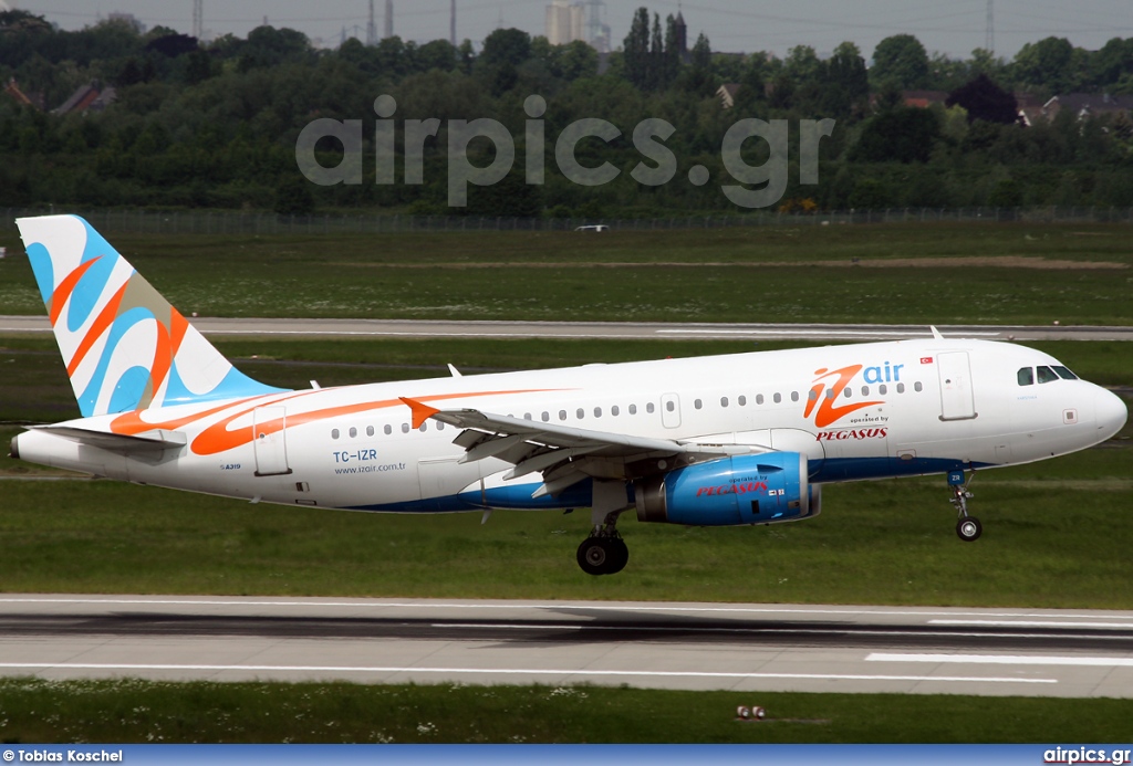TC-IZR, Airbus A319-100, IZair