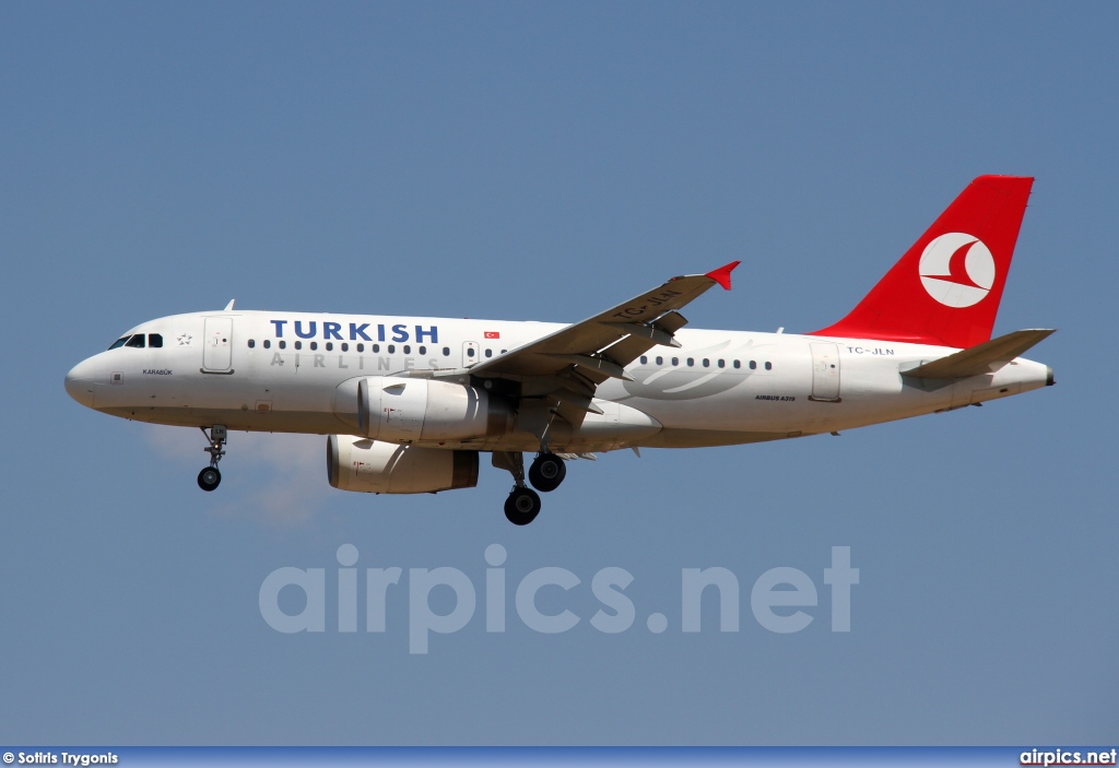 TC-JLN, Airbus A319-100, Turkish Airlines