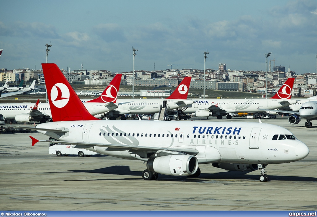 TC-JLN, Airbus A319-100, Turkish Airlines