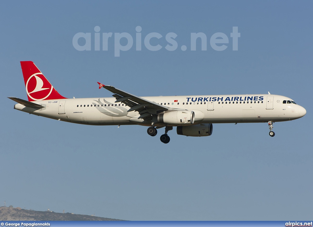TC-JSB, Airbus A321-200, Turkish Airlines