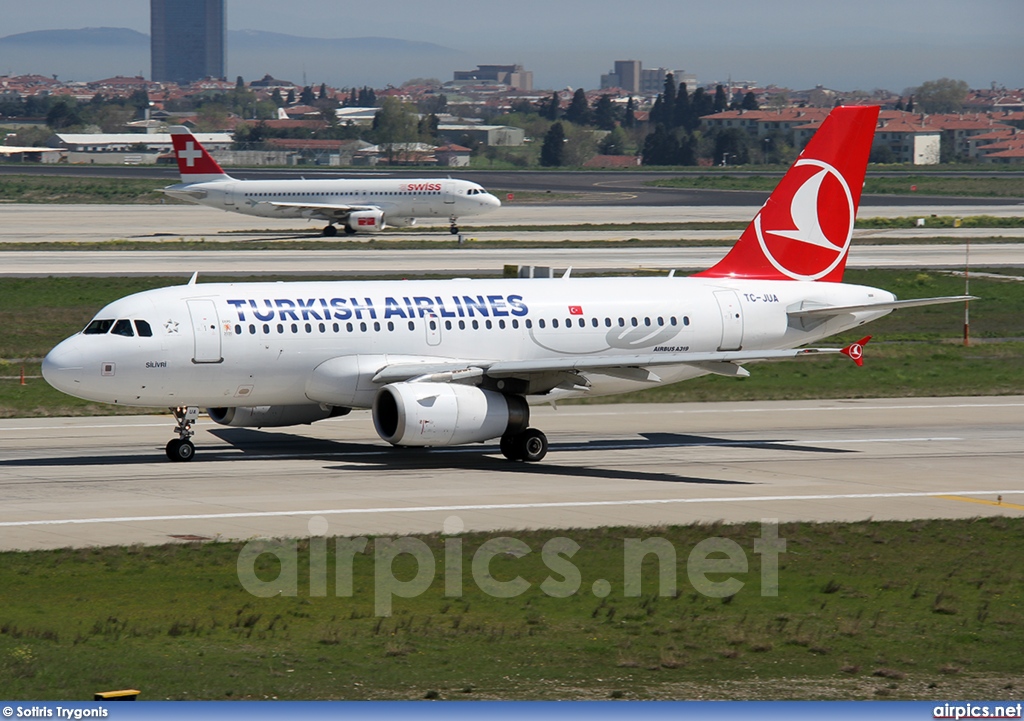 TC-JUA, Airbus A319-100, Turkish Airlines