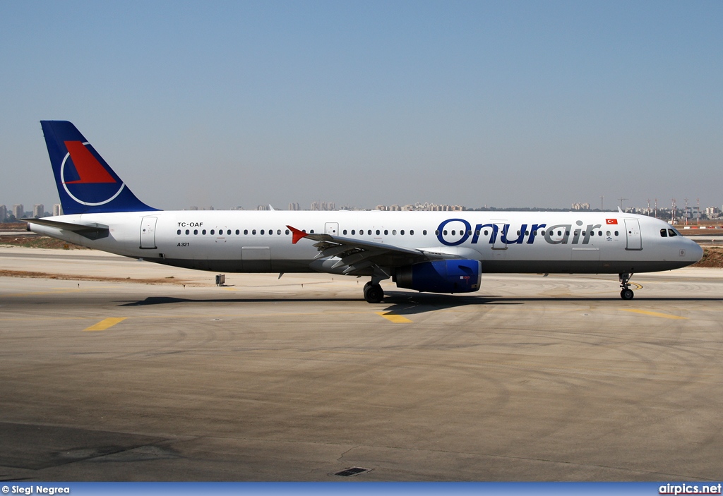 TC-OAF, Airbus A321-200, Onur Air