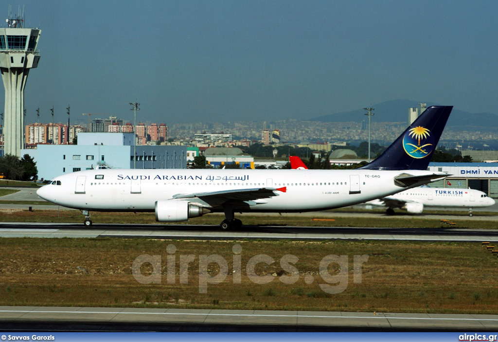 TC-OAG, Airbus A300B4-600R, Saudi Arabian Airlines