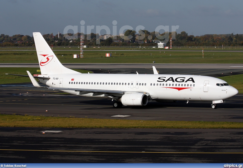 TC-SGI, Boeing 737-800, Saga Airlines