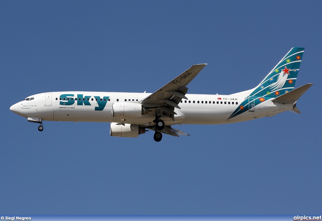 TC-SKH, Boeing 737-800, Sky Airlines