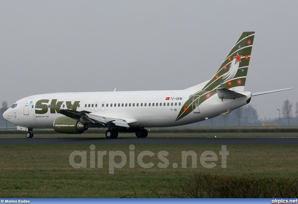 TC-SKM, Boeing 737-400, Sky Airlines