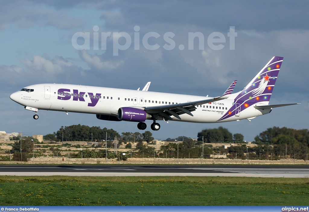 TC-SKN, Boeing 737-900ER, Sky Airlines