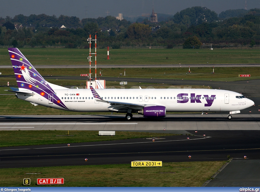 TC-SKN, Boeing 737-900ER, Sky Airlines