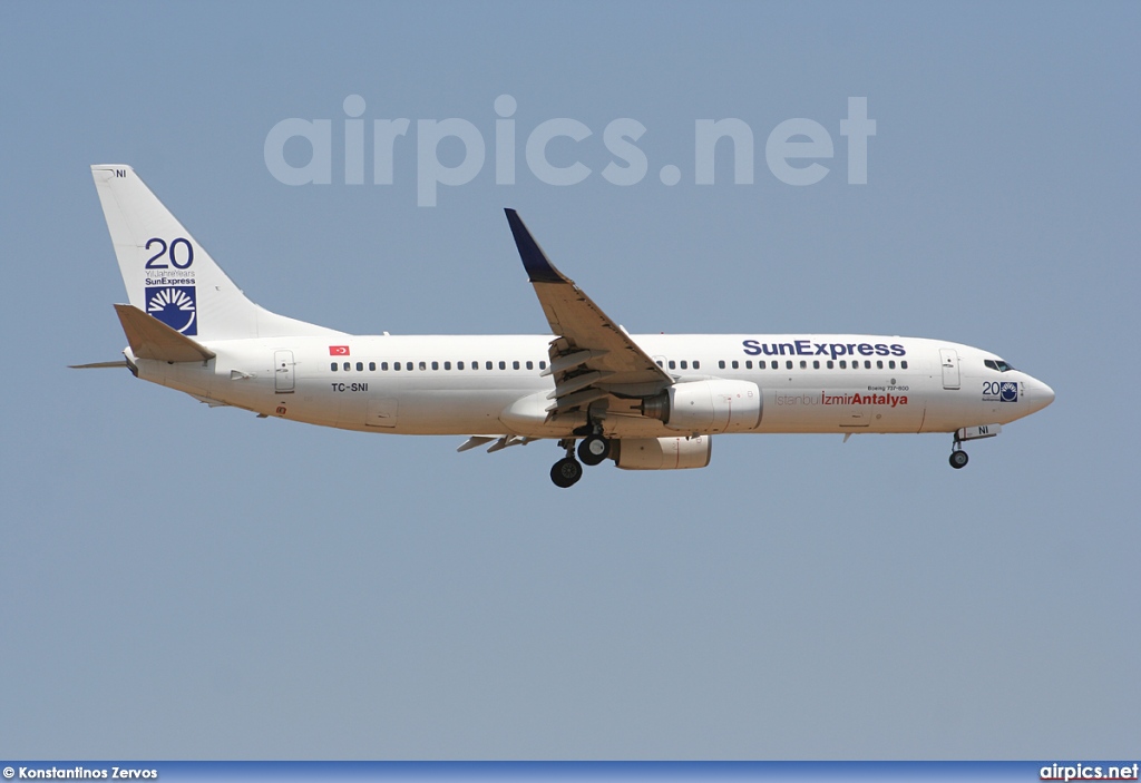 TC-SNI, Boeing 737-800, SunExpress