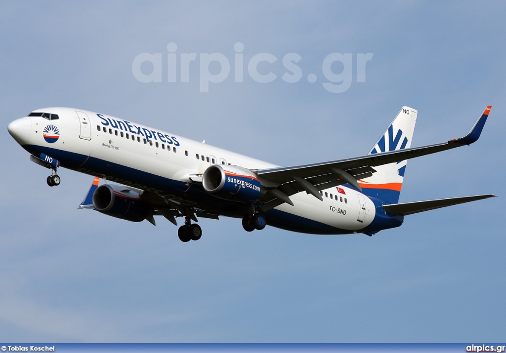 TC-SNO, Boeing 737-800, SunExpress