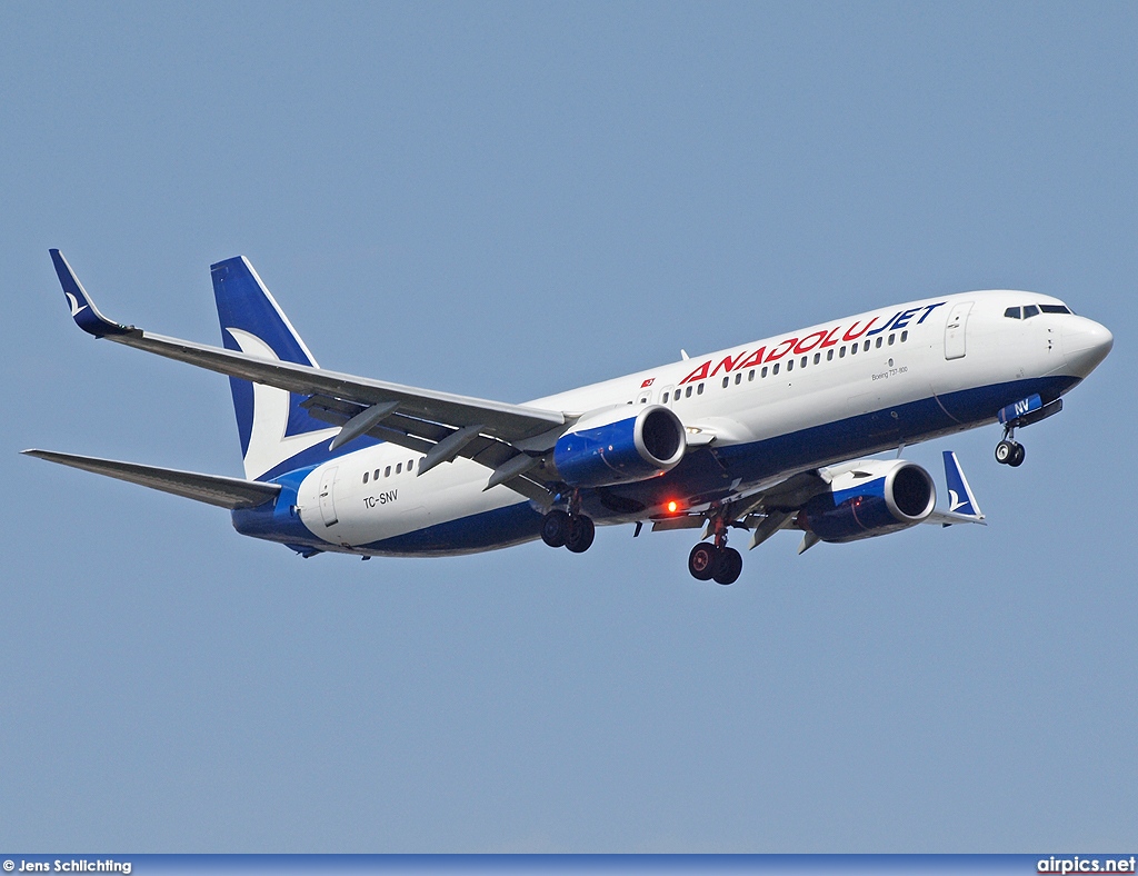 TC-SNV, Boeing 737-800, Anadolu Jet