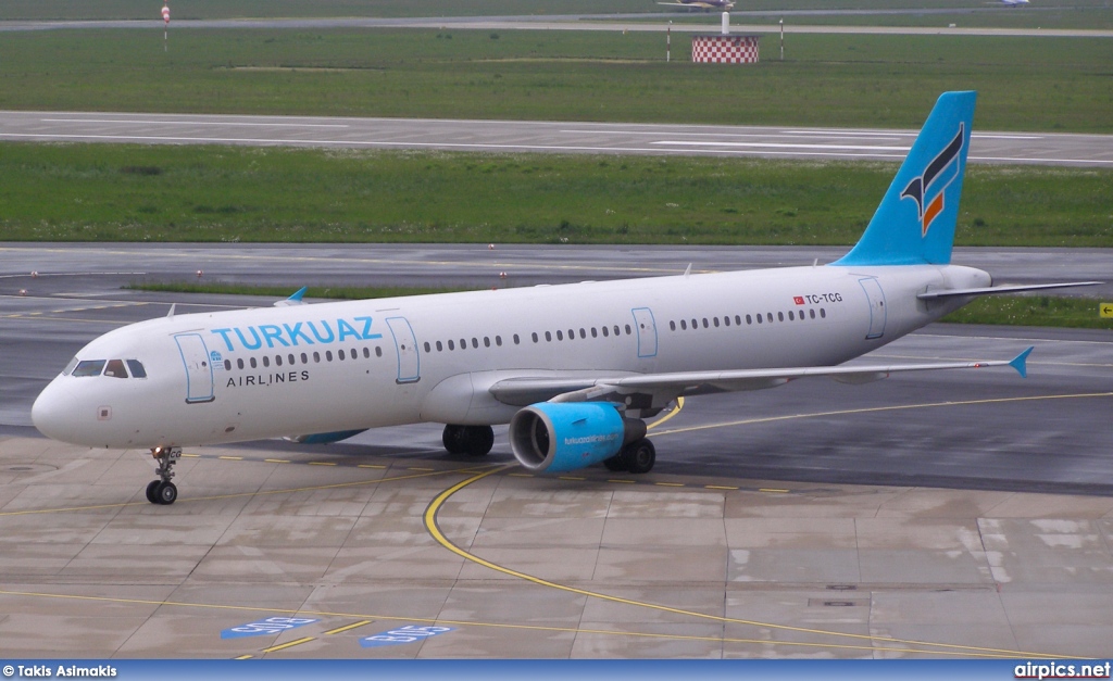 TC-TCG, Airbus A321-200, Turkuaz Airlines