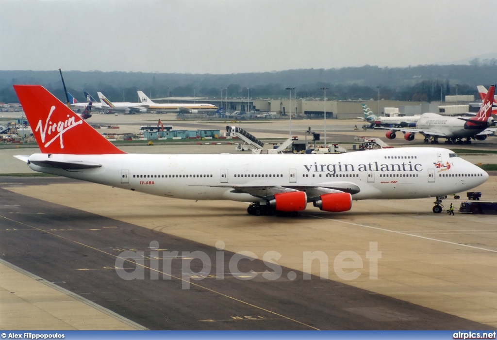 TF-ABA, Boeing 747-200, Virgin Atlantic