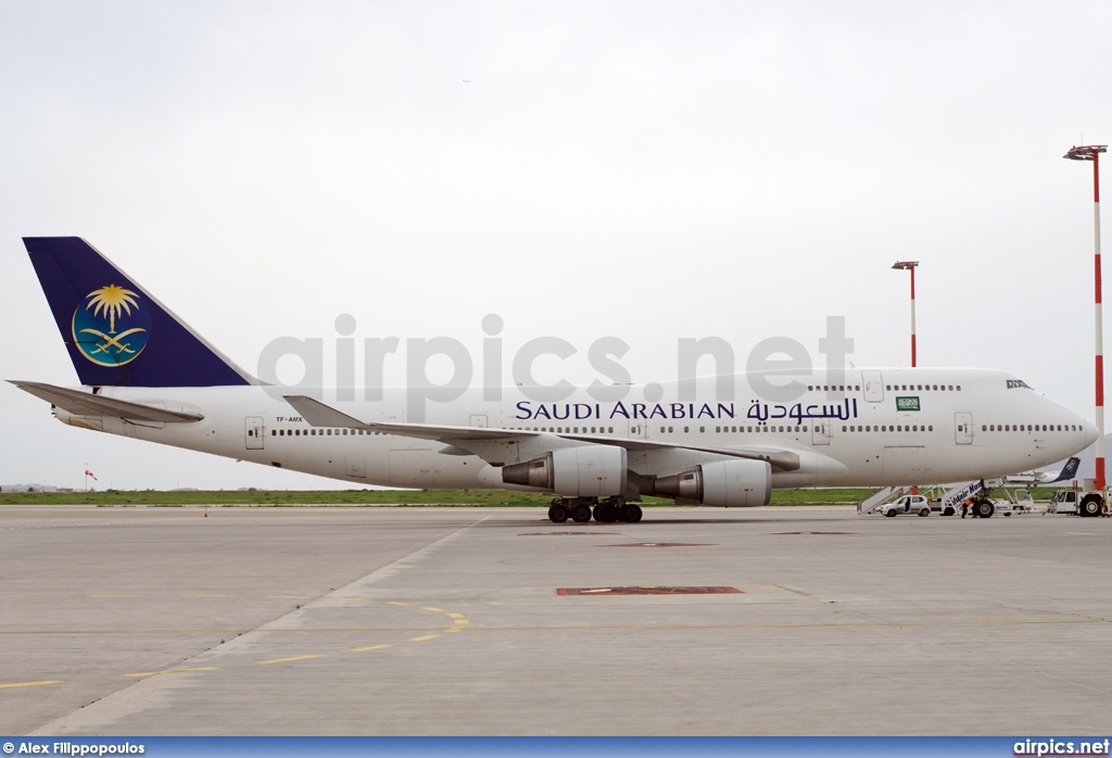 TF-AMX, Boeing 747-400, Saudi Arabian Airlines