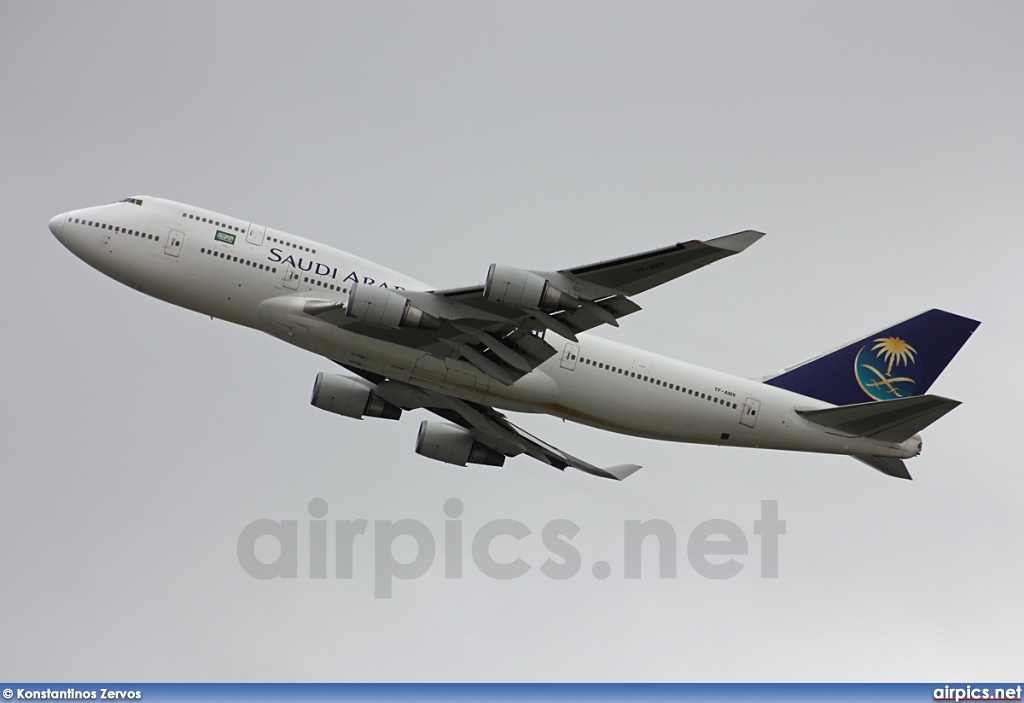 TF-AMX, Boeing 747-400, Saudi Arabian Airlines