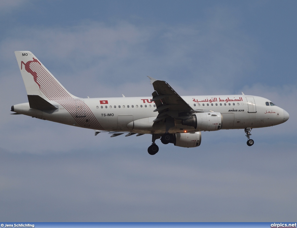 TS-IMO, Airbus A319-100, Tunis Air