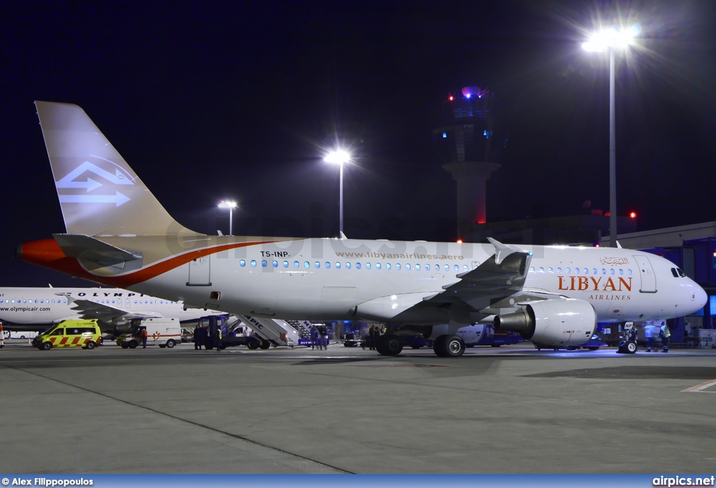 TS-INP, Airbus A320-200, Libyan Airlines