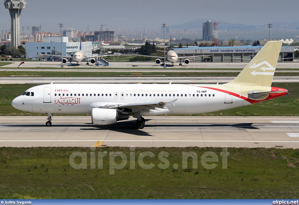 TS-INP, Airbus A320-200, Libyan Airlines