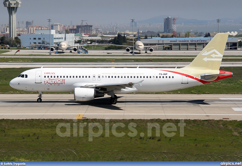 TS-INP, Airbus A320-200, Libyan Airlines