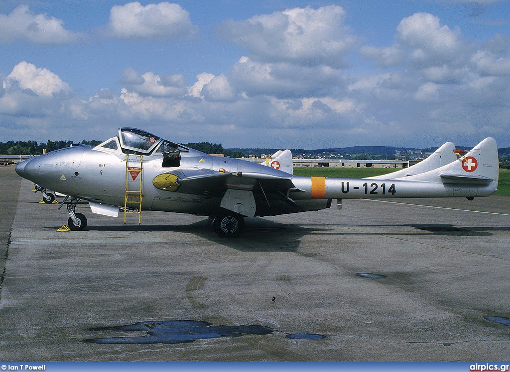 U-1214, De Havilland DH-115 Vampire T.55, Swiss Air Force