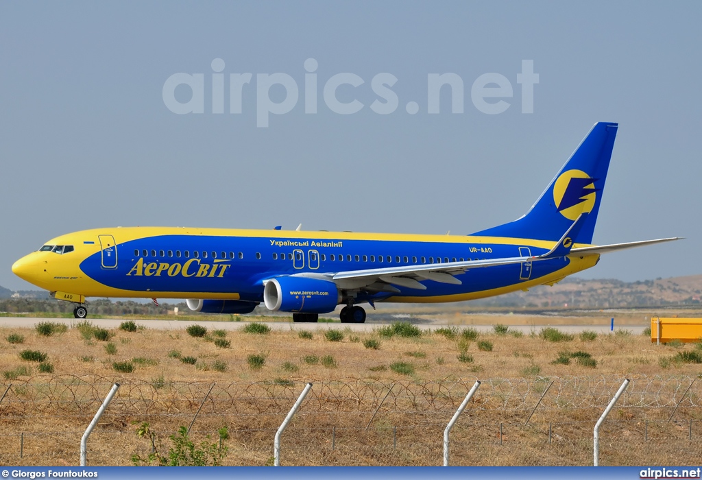 UR-AAO, Boeing 737-800, Aerosvit Airlines