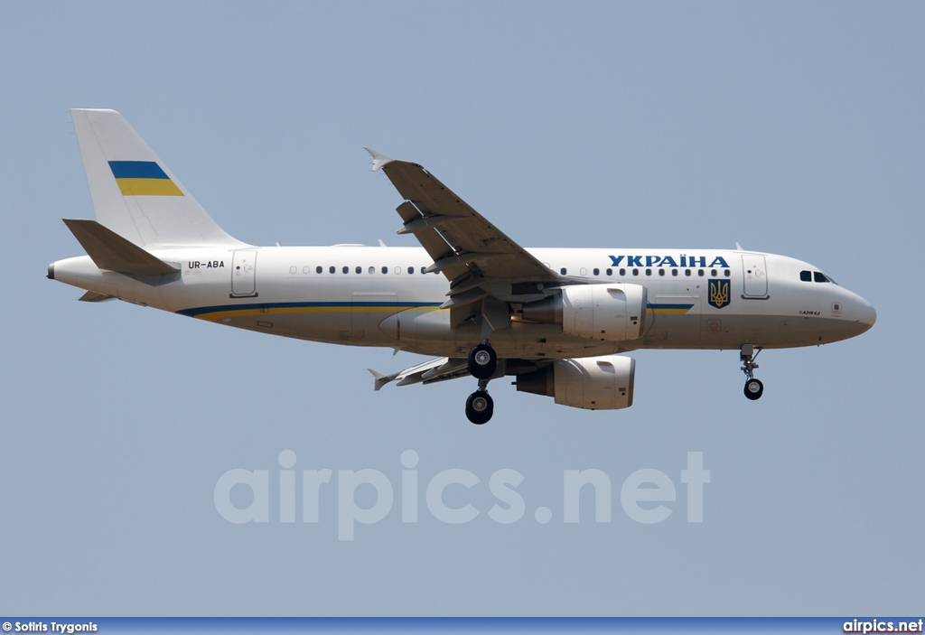 UR-ABA, Airbus A319-100CJ, Ukrainian Government