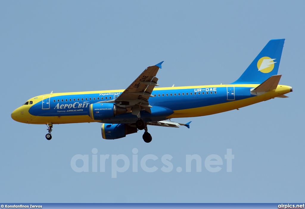 UR-DAE, Airbus A320-200, Aerosvit Airlines