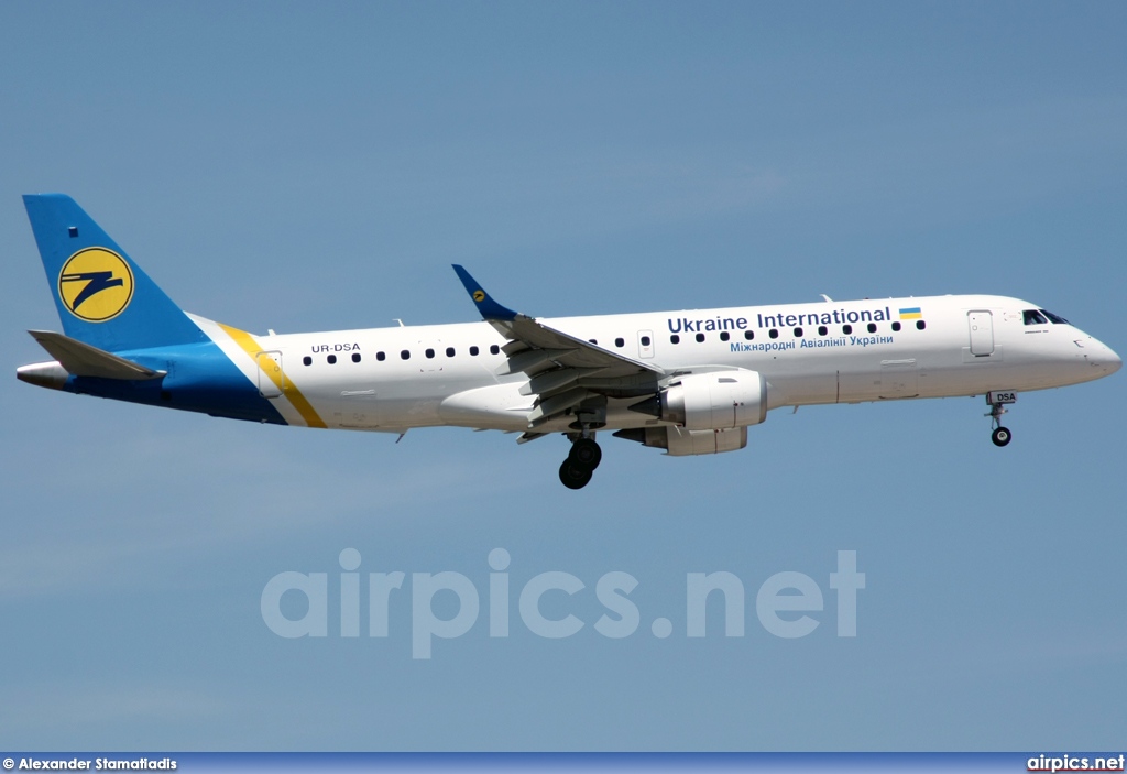 UR-DSA, Embraer ERJ 190-100STD (Embraer 190), Ukraine International Airlines