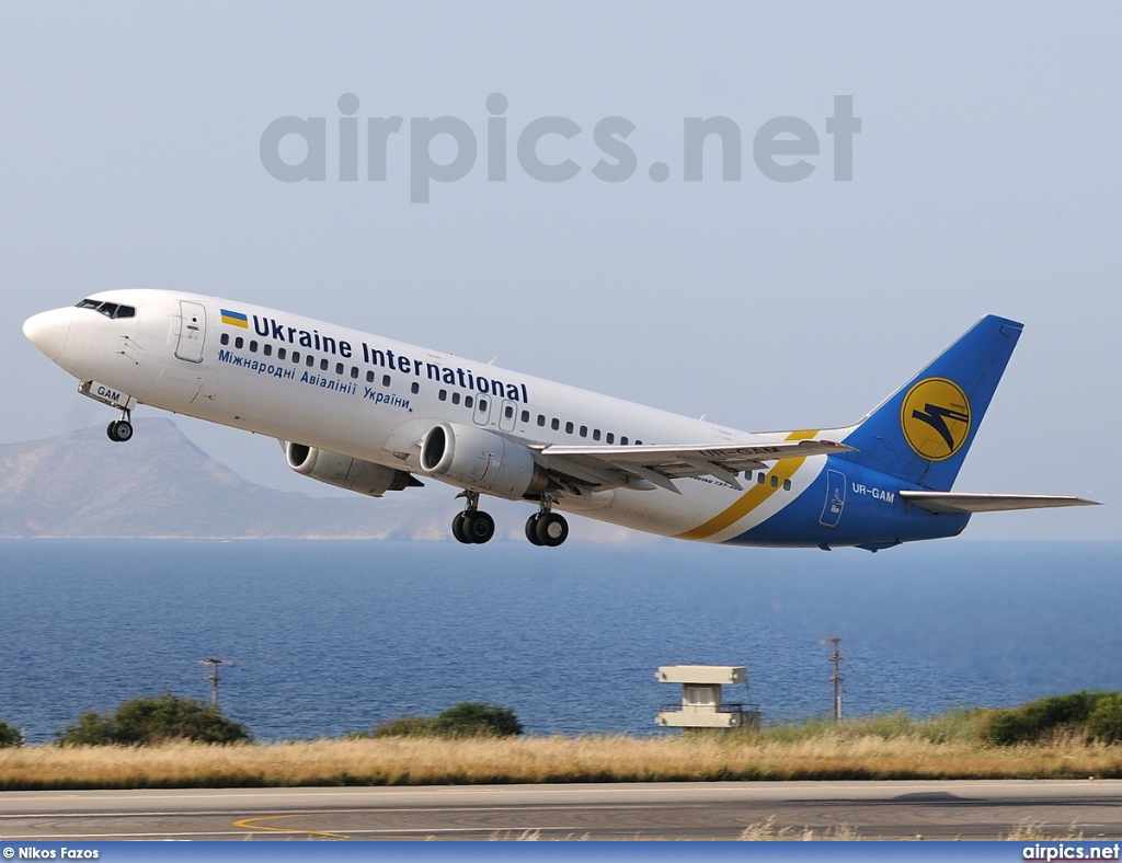 UR-GAM, Boeing 737-400, Ukraine International Airlines