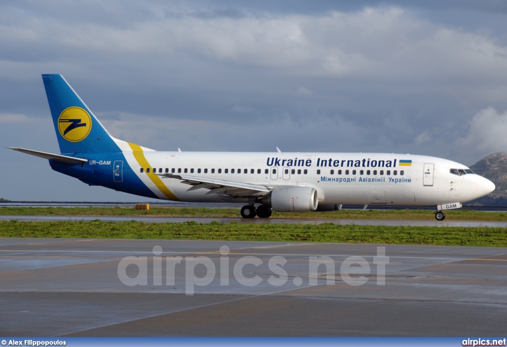 UR-GAM, Boeing 737-400, Ukraine International Airlines