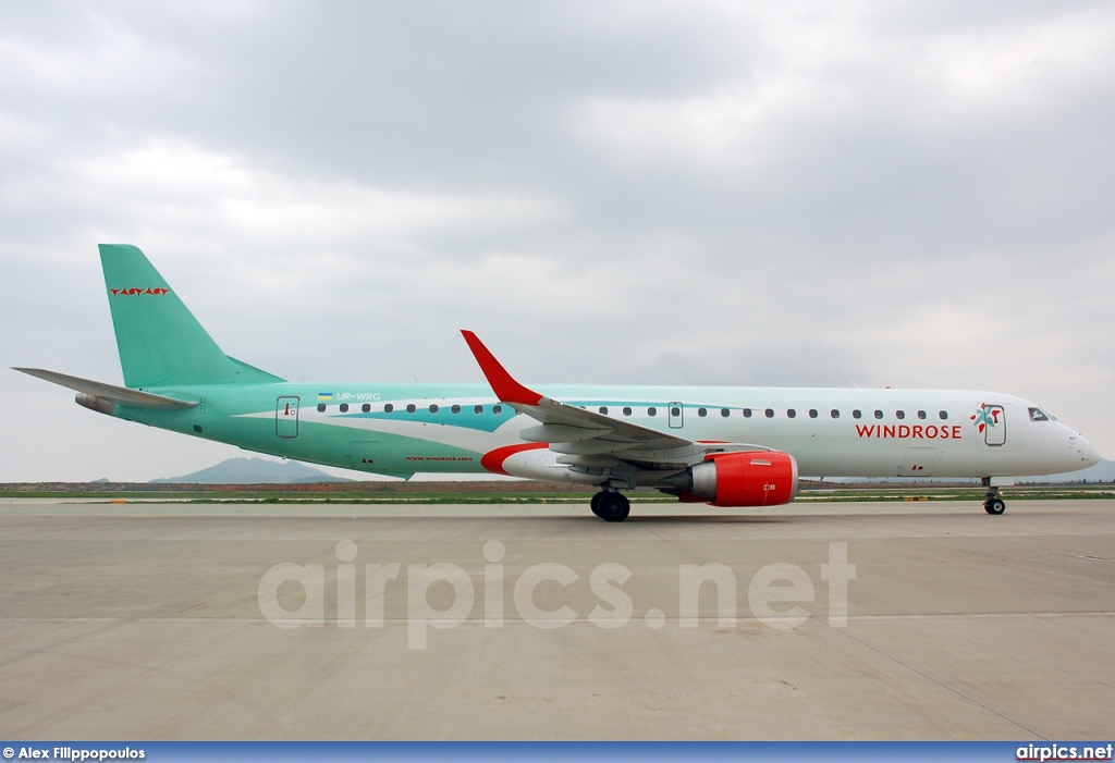 UR-WRG, Embraer ERJ 190-200IGW (Embraer 195), Wind Rose Aviation