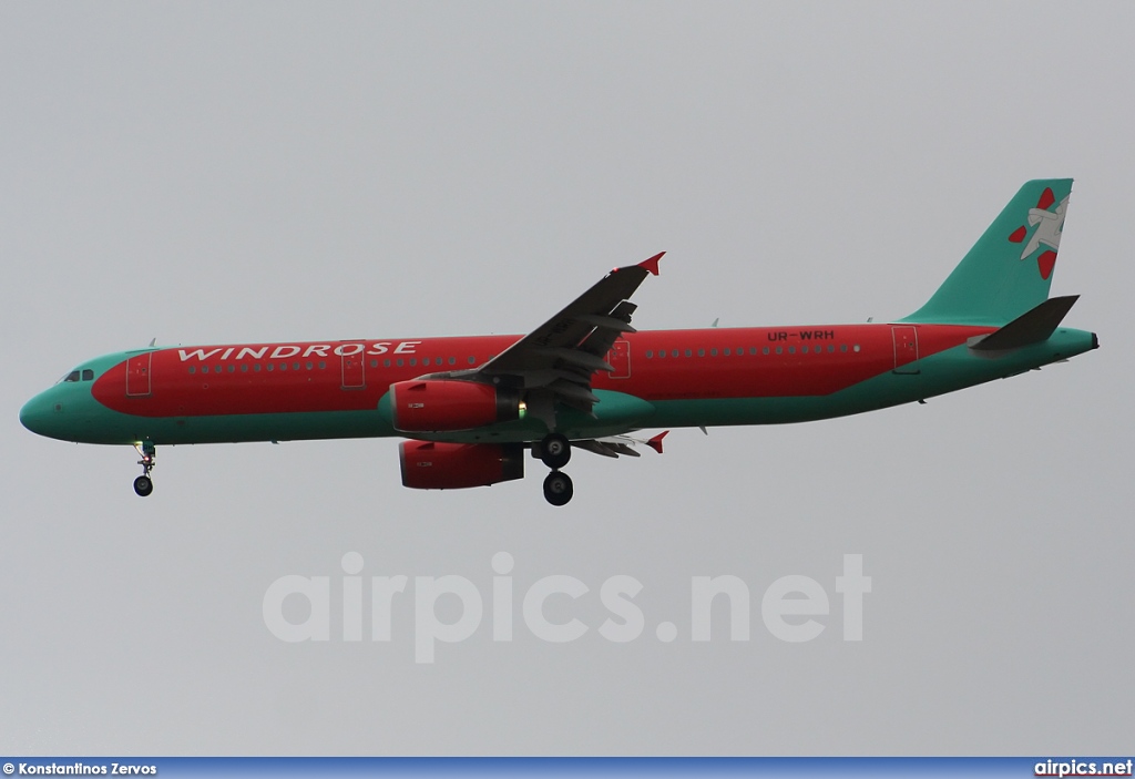 UR-WRH, Airbus A321-200, Wind Rose Aviation