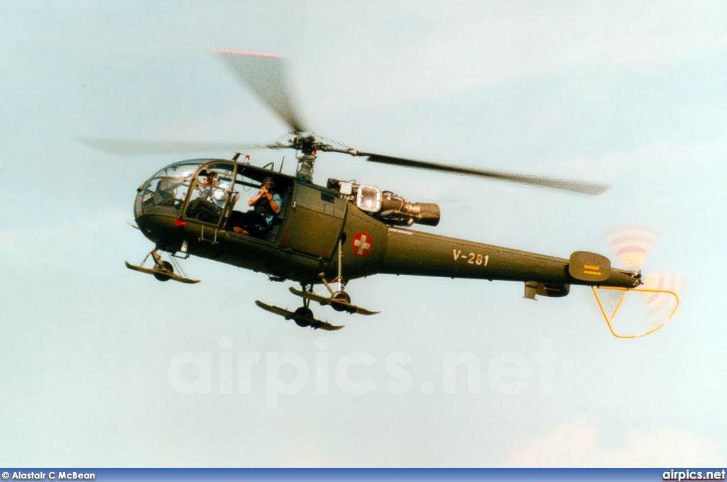 V-281, Aerospatiale SA-316B Alouette III, Swiss Air Force