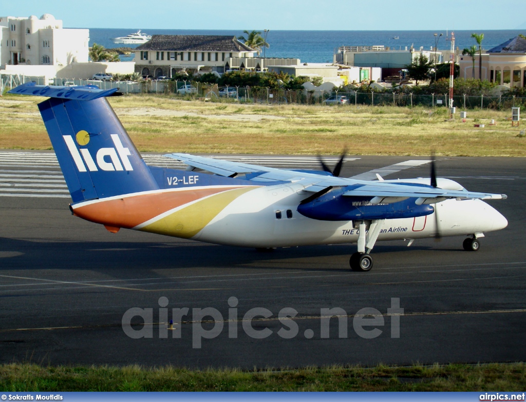 V2-LEF, De Havilland Canada DHC-8-100 Dash 8, LIAT