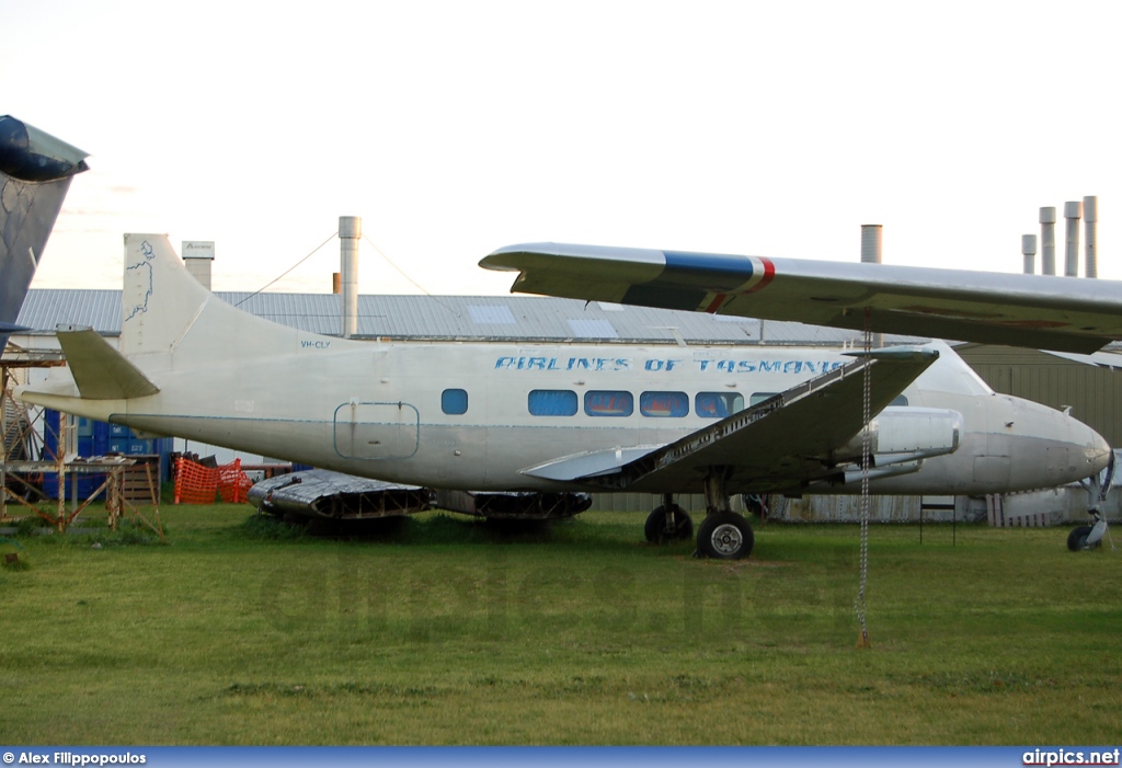 VH-CLX, De Havilland DH-114 Heron, Airlines of Tasmania