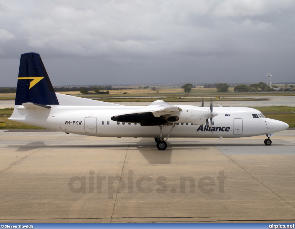 VH-FKW, Fokker 50, Alliance Airlines