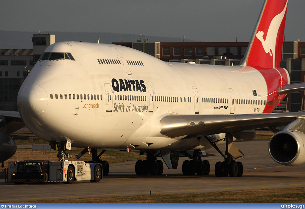 VH-OJD, Boeing 747-400, Qantas