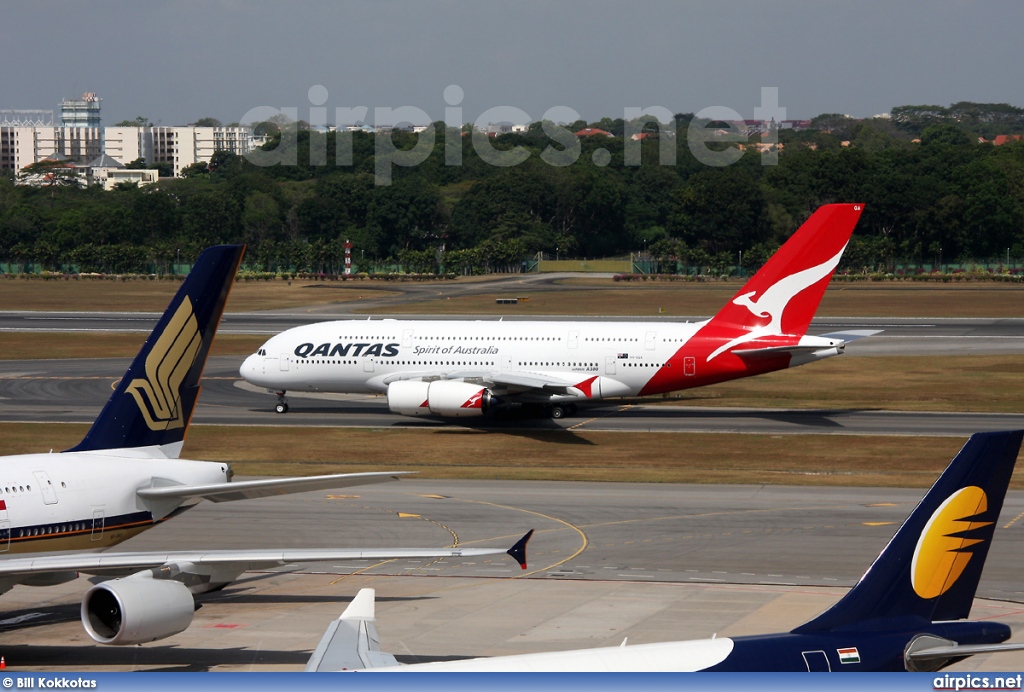 VH-OQA, Airbus A380-800, Qantas