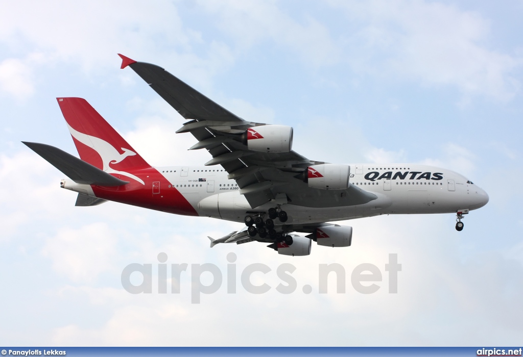 VH-OQB, Airbus A380-800, Qantas