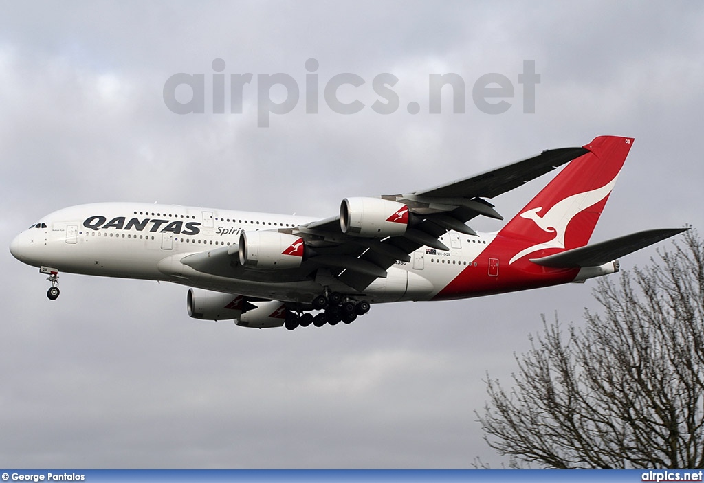 VH-OQB, Airbus A380-800, Qantas