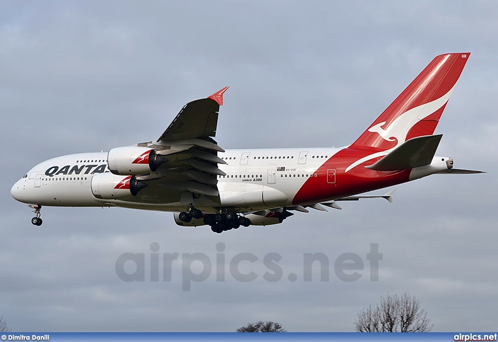 VH-OQB, Airbus A380-800, Qantas