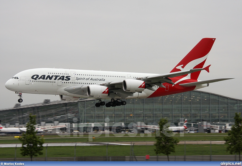 VH-OQE, Airbus A380-800, Qantas