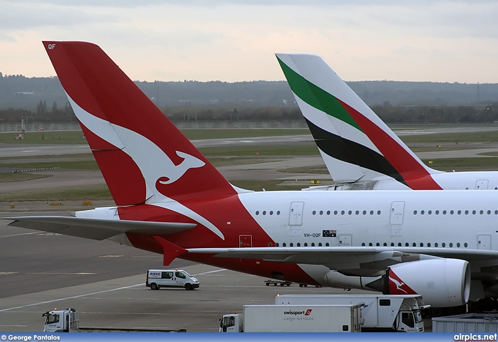 VH-OQF, Airbus A380-800, Qantas