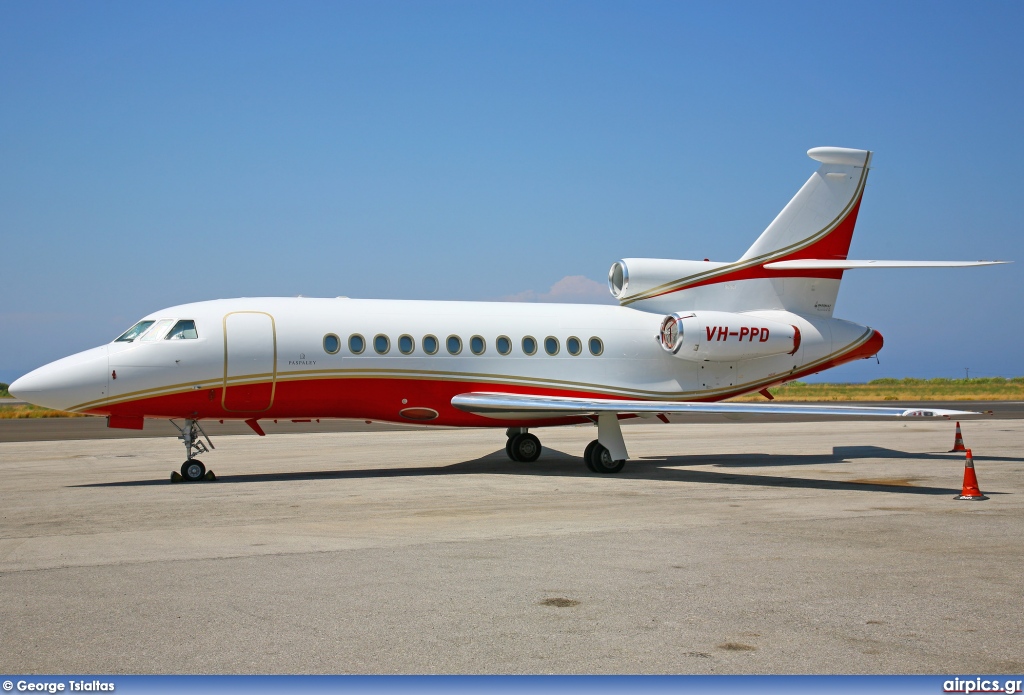 VH-PPD, Dassault Falcon-900C, Paspaley