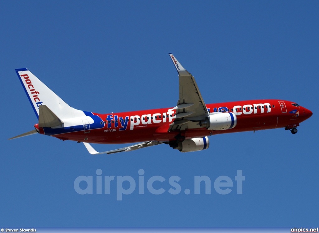 VH-VUQ, Boeing 737-800, Pacific Blue Airlines